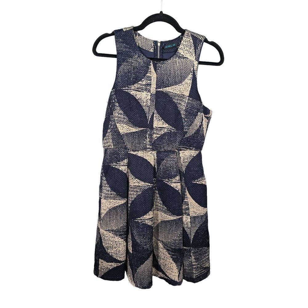 Cals Geometrical printed Business Dress Women's Large
